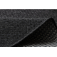 Carpet TIMO 0000 circle SISAL outdoor black - SECOND-RATE PRODUCT