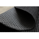 Carpet TIMO 0000 circle SISAL outdoor black - SECOND-RATE PRODUCT