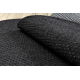 Carpet TIMO 0000 circle SISAL outdoor black - SECOND-RATE PRODUCT