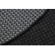 Carpet TIMO 0000 circle SISAL outdoor black - SECOND-RATE PRODUCT