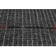 Carpet TIMO 5000 circle SISAL outdoor black - SECOND-RATE PRODUCT