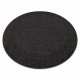 Teppich TIMO 5000 Kreis SISAL draussen schwarz - ZWEITKLASSIGES PRODUKT
