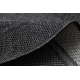 Teppich TIMO 5000 Kreis SISAL draussen schwarz - ZWEITKLASSIGES PRODUKT