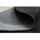 Teppich TIMO 5000 Kreis SISAL draussen schwarz - ZWEITKLASSIGES PRODUKT