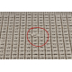 Carpet TIMO 5979 circle SISAL outdoor beige - SECOND-RATE PRODUCT