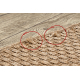 Carpet TIMO 6272 circle SISAL outdoor dark beige - SECOND-RATE PRODUCT