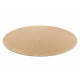Teppich TIMO 6272 Kreis SISAL draussen dunkelbeige - ZWEITKLASSIGES PRODUKT