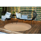 Carpet TIMO 6272 circle SISAL outdoor dark beige - SECOND-RATE PRODUCT