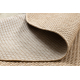 Carpet TIMO 6272 circle SISAL outdoor dark beige - SECOND-RATE PRODUCT