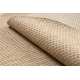 Carpet TIMO 6272 circle SISAL outdoor dark beige - SECOND-RATE PRODUCT
