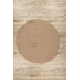 Sisaltæppe TIMO 5979 cirkel SISAL udendørs mørk beige - ANDEN KVALITETS PRODUKT
