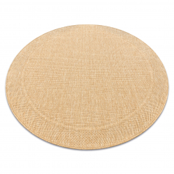 Covor TIMO 5979 cerc sisal exterior bej închis - SECUNDAR-COTATI PRODUSUL
