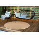 Carpet TIMO 5979 circle SISAL outdoor dark beige - SECOND-RATE PRODUCT