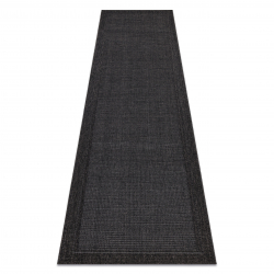Teppich, Läufer TIMO 5979 SISAL draussen Rahmen schwarz - ZWEITKLASSIGES PRODUKT