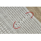Carpet TIMO 5979 SISAL outdoor frame white - SECOND-RATE PRODUCT