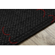 Teppich, Läufer TIMO 0000 SISAL draussen schwarz - ZWEITKLASSIGES PRODUKT