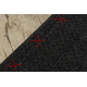 Teppich, Läufer TIMO 0000 SISAL draussen schwarz - ZWEITKLASSIGES PRODUKT