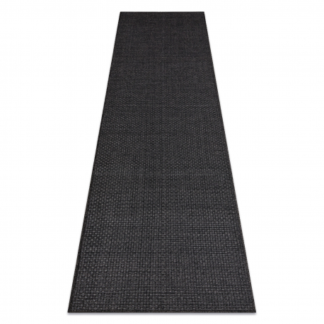 Teppich, Läufer TIMO 0000 SISAL draussen schwarz - ZWEITKLASSIGES PRODUKT