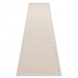 Sisal tapijt, loper TIMO 5979 buitenshuis beige - TWEEDE-KLASSE PRODUCT 