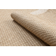 Teppich TIMO 6272 SISAL draussen dunkelbeige - ZWEITKLASSIGES PRODUKT