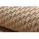 Teppich TIMO 6272 SISAL draussen dunkelbeige - ZWEITKLASSIGES PRODUKT