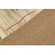 Matta, löpare TIMO 5979 SISAL utomhus mörk beige - ANDRA-KLASSEN PRODUKT