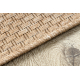 Matta, löpare TIMO 5979 SISAL utomhus mörk beige - ANDRA-KLASSEN PRODUKT