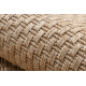Matta, löpare TIMO 5979 SISAL utomhus mörk beige - ANDRA-KLASSEN PRODUKT