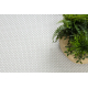 Tapis TIMO 6272 cercle SIZAL extérieur blanc - PRODUIT DE DEUXIÈME QUALITÉ