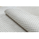 Tapis TIMO 6272 cercle SIZAL extérieur blanc - PRODUIT DE DEUXIÈME QUALITÉ