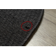 Teppich TIMO 0000 Kreis SISAL draussen schwarz - ZWEITKLASSIGES PRODUKT