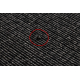Teppich TIMO 0000 Kreis SISAL draussen schwarz - ZWEITKLASSIGES PRODUKT