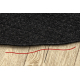 Teppich TIMO 0000 Kreis SISAL draussen schwarz - ZWEITKLASSIGES PRODUKT