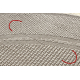 Matto TIMO 5979 pyöreä SIZAL ulkona beige - TOISENLAATUINEN TUOTE