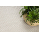 Teppich TIMO 5979 Kreis SISAL draussen Rahmen weiß - ZWEITKLASSIGES PRODUKT