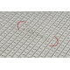 Carpet TIMO 5979 SISAL outdoor frame white - SECOND-RATE PRODUCT