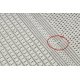 Carpet TIMO 5979 SISAL outdoor frame white - SECOND-RATE PRODUCT