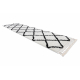 Carpet, Runner BERBER CROSS white - for the kitchen, corridor & hallway