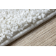 Carpet, Runner BERBER CROSS white - for the kitchen, corridor & hallway