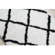 Teppich, Läufer BERBER CROSS weiß - in die Küche, Halle, Korridor
