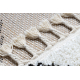 Carpet, Runner BERBER CROSS white - for the kitchen, corridor & hallway