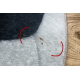 JUNIOR 51553.802 circle washing carpet Football for children anti-slip black / white - SECOND-RATE PRODUCT