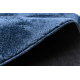 Modern washing carpet LINDO circle navy blue, anti-slip, shaggy - SECOND-RATE PRODUCT