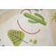 Alfombra lavable BAMBINO 1165 Zoo para niños antideslizante beige - PRODUCTO DE SEGUNDA CLASE