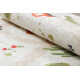 Alfombra lavable BAMBINO 1165 Zoo para niños antideslizante beige - PRODUCTO DE SEGUNDA CLASE