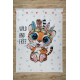 Tappeto lavabile BAMBINO 1960 Tigre, indiano per bambini antiscivolo - bianco - PRODOTTO DI SECONDO GRADO