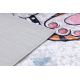 BAMBINO 1960 washing carpet Tiger, Indian for children anti-slip - white - SECOND-RATE PRODUCT