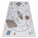Carpet BONO 8288 Space, planets cream / anthracite - SECOND-RATE PRODUCT