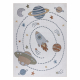 Carpet BONO 8288 Space, planets cream / anthracite - SECOND-RATE PRODUCT