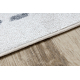 Carpet BONO 8288 Space, planets cream / anthracite - SECOND-RATE PRODUCT